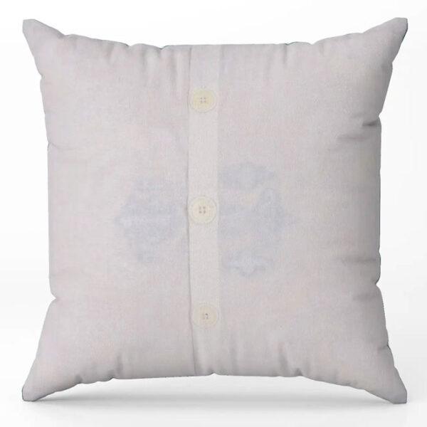 Multicolour Printed & Embroidered Cotton Cushion Cover - Image 2