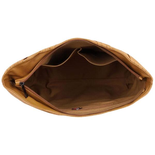 Khaki Jute Cotton Bag - Image 3