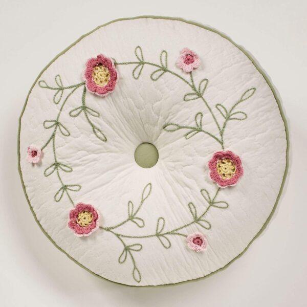 'NOORJAHAN' Posy Floral Oversized Quilted Bedspread Bedding - Image 7
