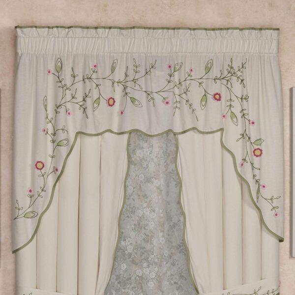 'NOORJAHAN' Posy Floral Oversized Quilted Bedspread Bedding - Image 3