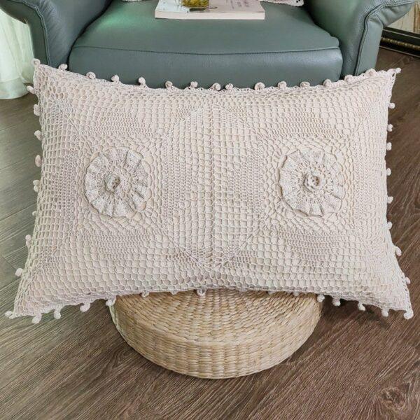 'AMARA' Vintage Hand Crochet Bedspread - Image 5